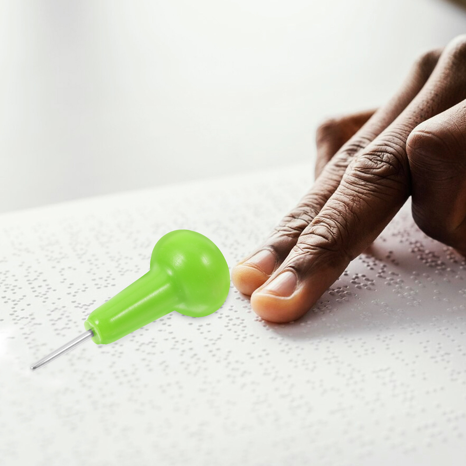 Writing Tools - 시각 장애인을 위한 학습용 녹색 휴대용