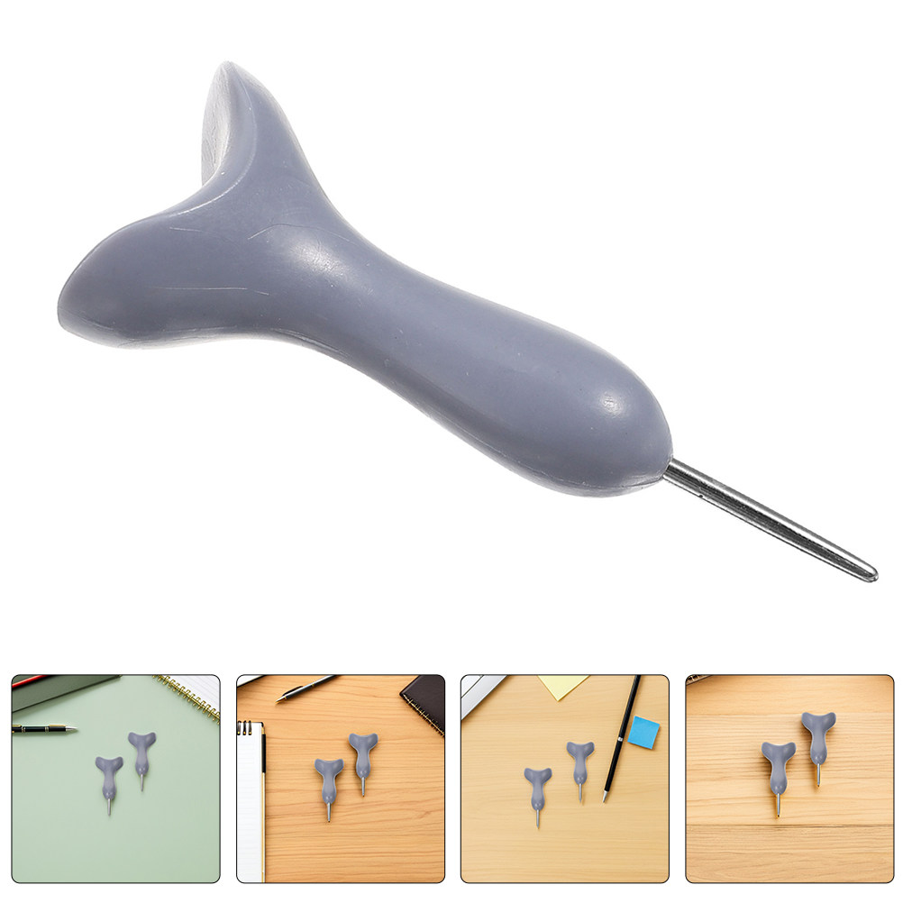 Writing Tools - 점자 필기 펜 2개, 회색, 휴대용,