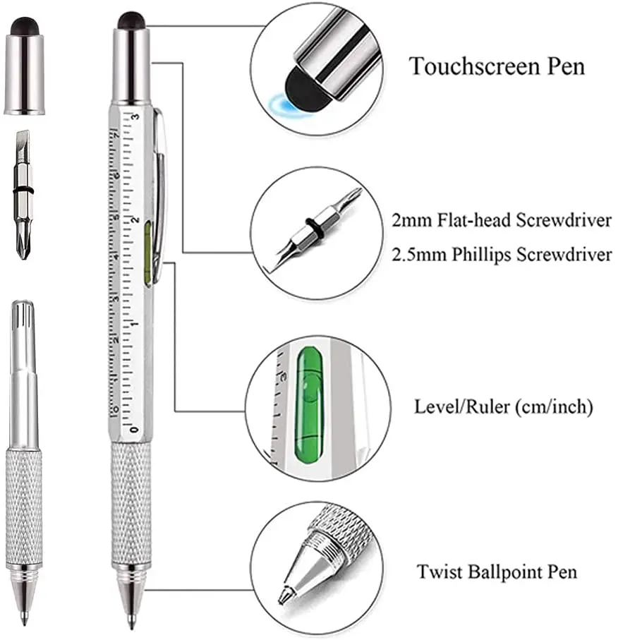 7가지 기능을 갖춘 다기능 펜: 터치스크린용 스타일러스 - Writing Tools 리뷰 및 가격